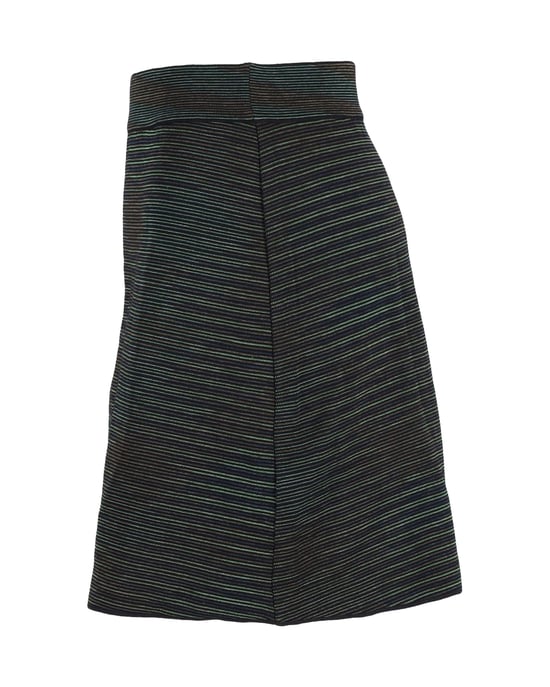 Missoni Striped Mini Skirt in Green Wool - Image 2