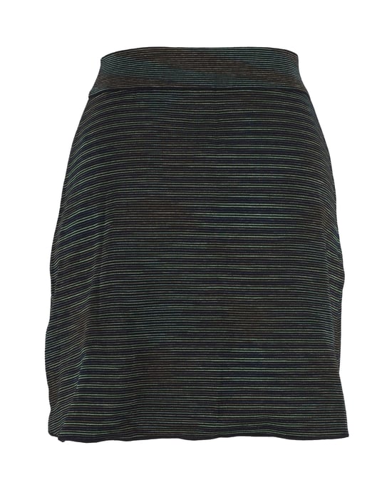 Missoni Striped Mini Skirt in Green Wool - Image 3
