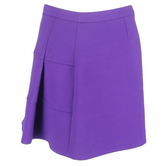 Victoria Beckham midi-rok van paarse wol - Image 3
