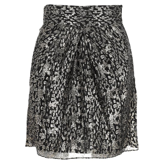 Iro Jeyna geplooide chiffon minirok in veelkleurige zijde - Image 1