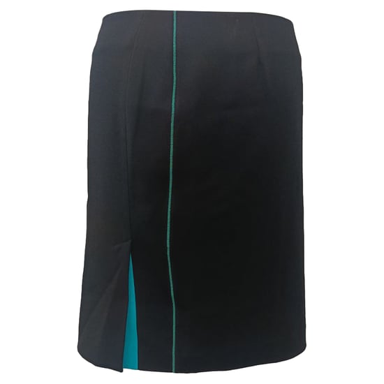 Balenciaga minirok met splitdetail in zwarte viscose - Image 1