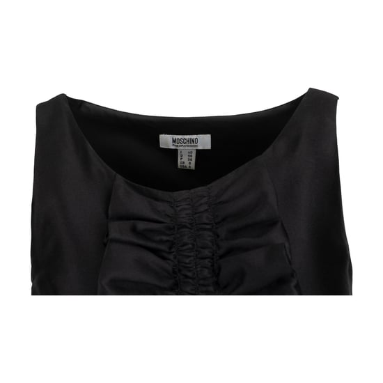 Moschino billig och elegant cocktailklänning med veckade volanger - 00-talet - Image 3