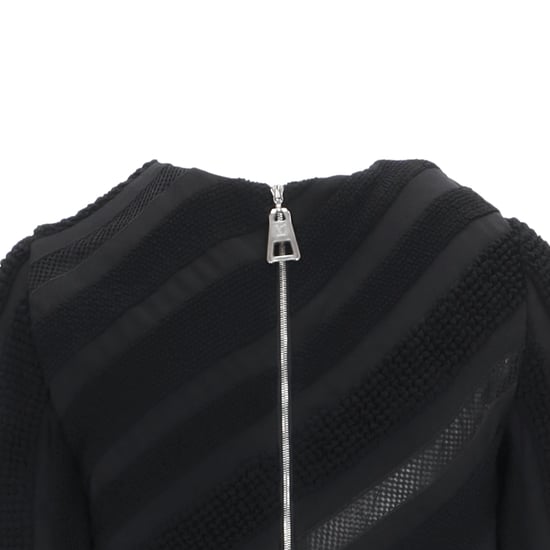 Svart Louis Vuitton-klänning med texturerade detaljer – 10-talet - Image 5