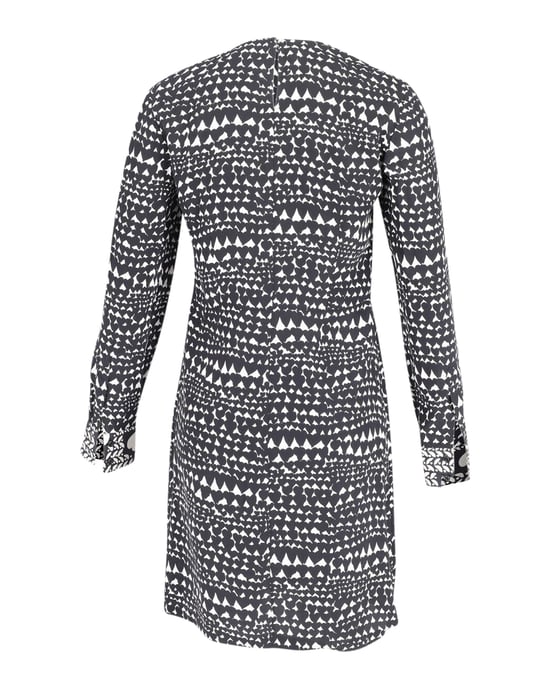 Stella McCartney bedrukte kokerjurk van polyester in zwart-wit. - Image 3