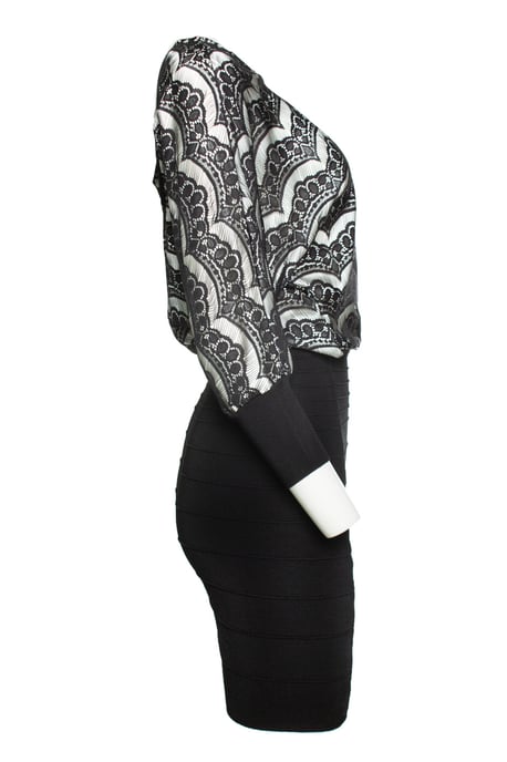 Gucci, svart spetsklänning - Image 4