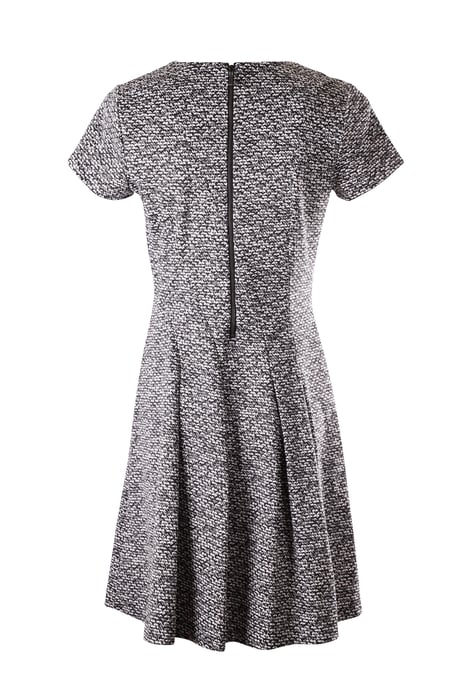 Michael Kors Knitted Dress in Black and White Viscose - Image 3