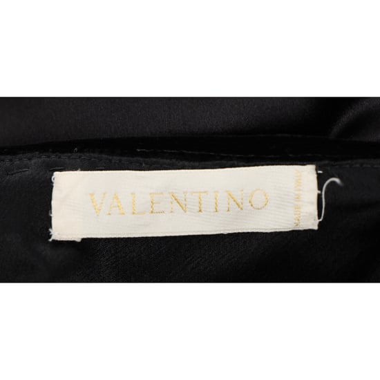 Valentino Garavani maxi-jurk met één schouder en uitsnijding in zwarte zijde - Image 3