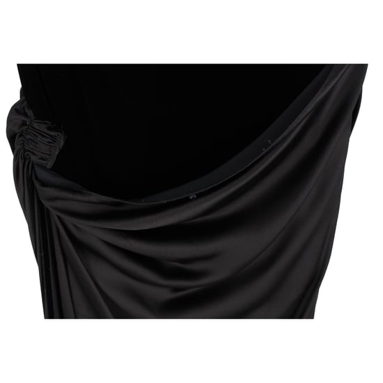 Valentino Garavani maxi-jurk met één schouder en uitsnijding in zwarte zijde - Image 5