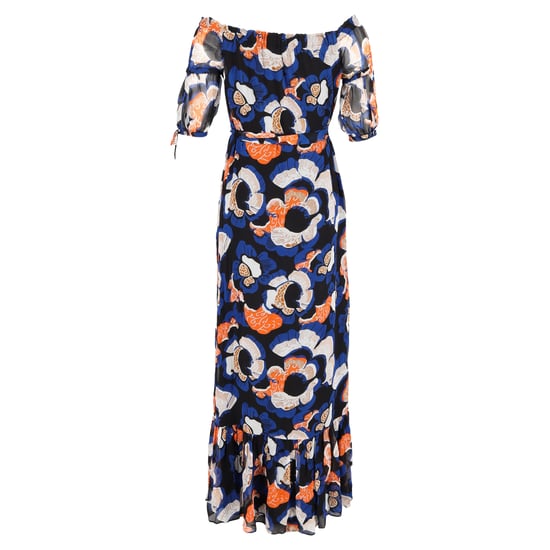 Diane Von Furstenberg Ashley Off Shoulder Jurk met Riem in Meerkleurige Viscose - Image 3