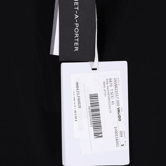 Max Mara Leisure geplooide jersey maxi-jurk in zwarte viscose - Image 5