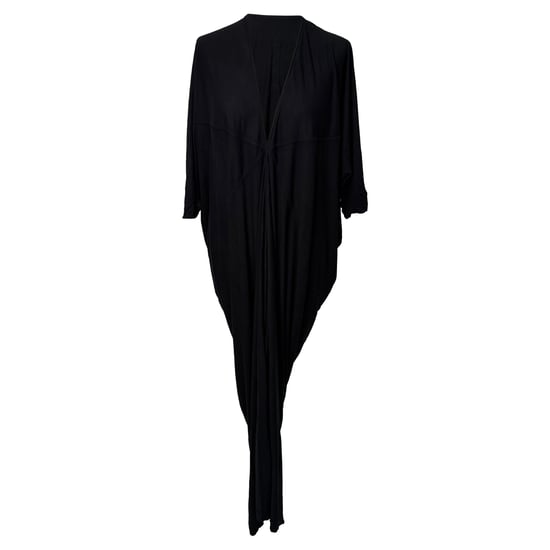 Rick Owens Concordians Kite Maxi Dress in Black Viscose - Image 1
