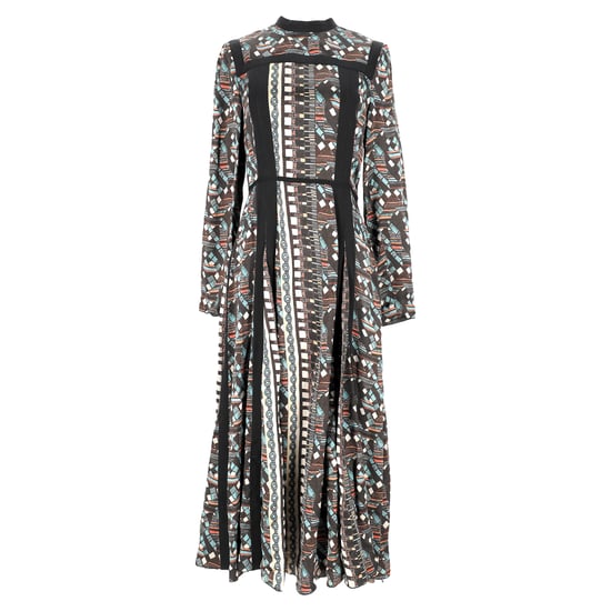 Lanvin maxi-jurk met mozaïekprint in veelkleurige viscose - Image 1