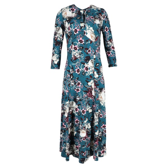 Erdem Caralina Ponte-Jersey midi-jurk in viscose met bloemenprint - Image 1