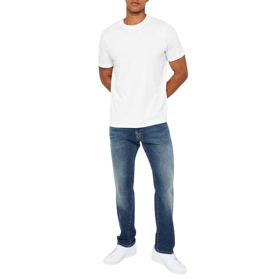 Donnay Effen T-shirt met ronde hals voor heren (set van 3) (Wit/blauw/navy) - Image 2