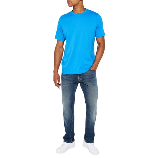 Donnay Effen T-shirt met ronde hals voor heren (set van 3) (Wit/blauw/navy) - Image 4