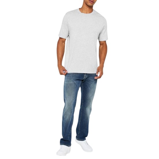 Donnay Effen T-shirt met ronde hals voor heren (set van 3) (Grijs Marl/Charcoal Marl/Zwart) - Image 2