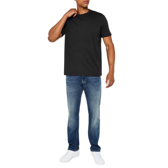 Donnay Effen T-shirt met ronde hals voor heren (set van 3) (Grijs Marl/Charcoal Marl/Zwart) - Image 4