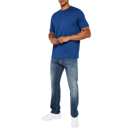 Donnay Effen T-shirt met ronde hals voor heren (set van 3) (Tealblauw/Turkooisblauw/Donkerblauw) - Image 2