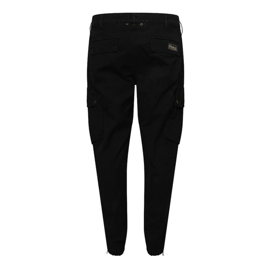 Men's Belstaff Trialmaster Cargo Trousers in Black - Image 2