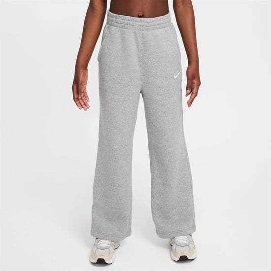 Girls Nike G Nsw Clb Flc W Jn99 in Dk Grey Heather - Image 1