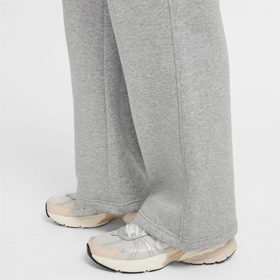 Girls Nike G Nsw Clb Flc W Jn99 in Dk Grey Heather - Image 5