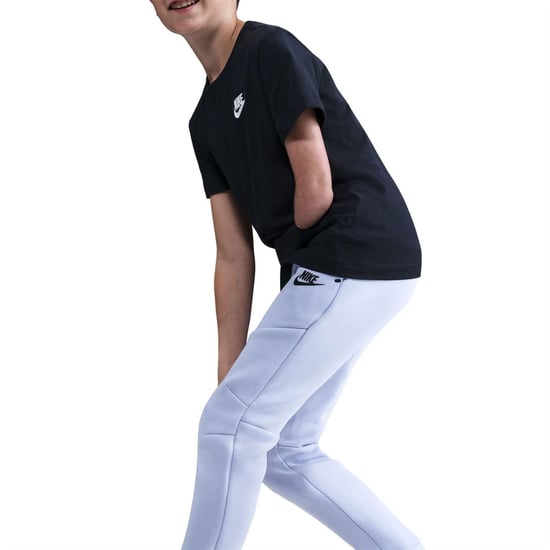 Boys Nike Tech Fleece Big Kids Pants in Ghost/Black/Bla - Image 5