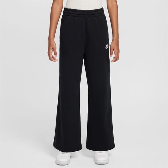 Girls Nike G Nsw Clb Flc W Jn99 in Black/Black/Whi - Image 1