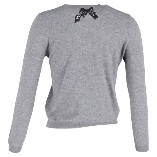 RED Valentino vest met knoopsluiting in grijze wol - Image 3