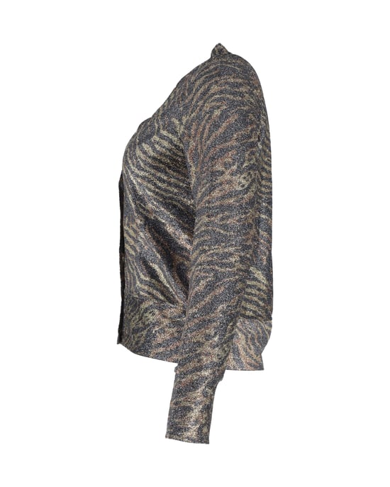 Ganni Lurex Jerseykofta i djurmönster i polyester - Image 2