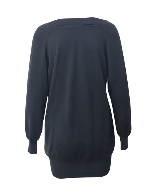 Alexander Wang Layered Sweater Dress i svart merinoull - Image 3