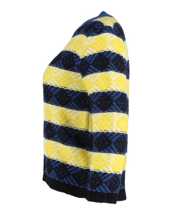 MSGM gestreepte trui met patroon in veelkleurige wol - Image 2