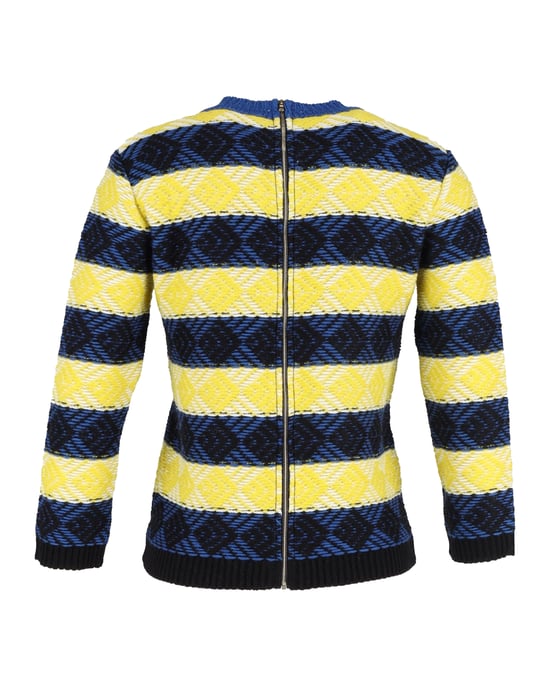 MSGM gestreepte trui met patroon in veelkleurige wol - Image 3