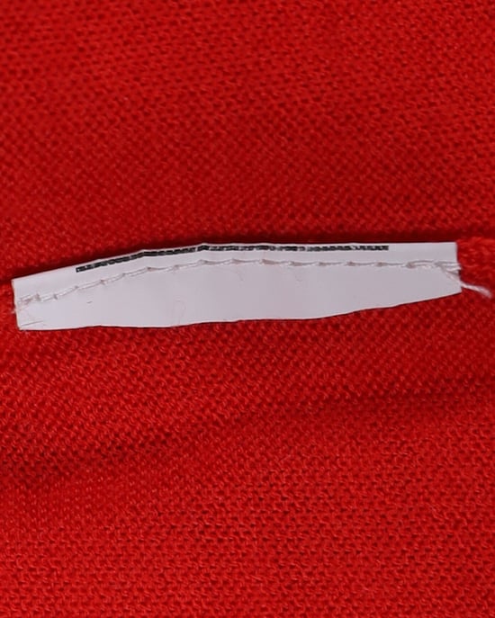 Boss Merino Super Fine Sweater in rode wol - Image 4