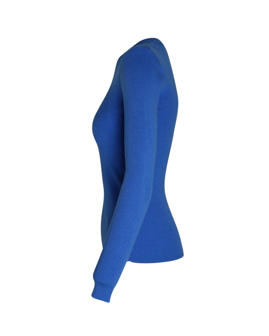 Sandro Paris Knit Sweater in Blue Acrylic - Image 2