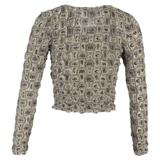 Nanushka Mönstrad Smockad Rosin Kofta i Flerfärgad Polyester - Image 3