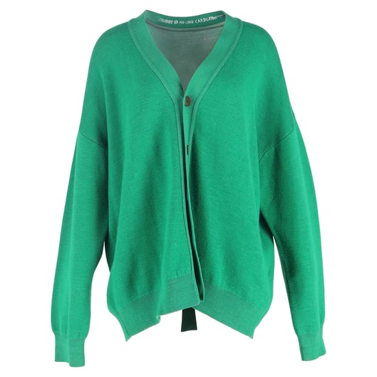 Acne Studios V-halsvest van groene wol - Image 1