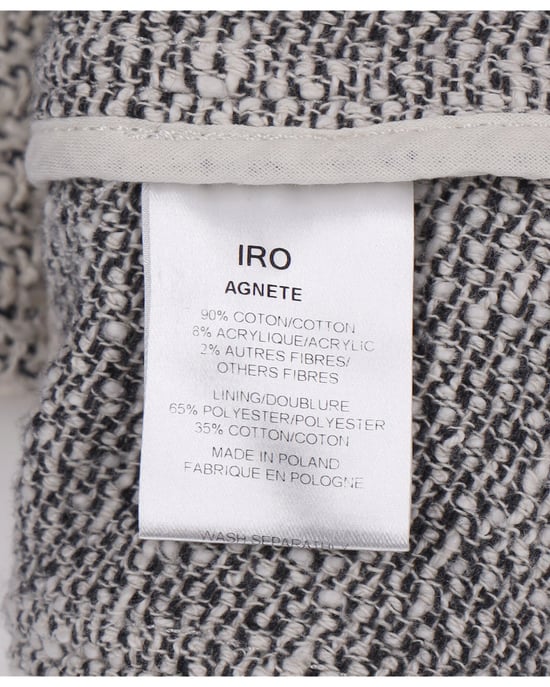 IRO Sliten Jacka i Grå Bomull - Image 5