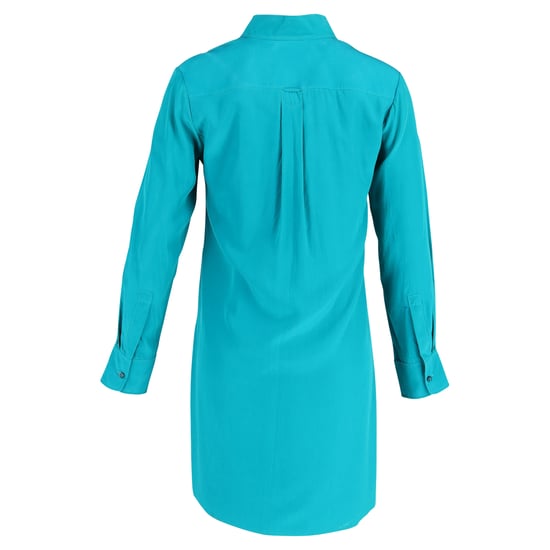 Chloé blouse met strik in de hals in turquoise zijde - Image 3