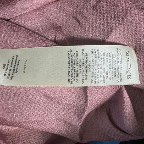 Rick Owens gedrapeerde wafelgebreide wikkelblouse in roze viscose - Image 4