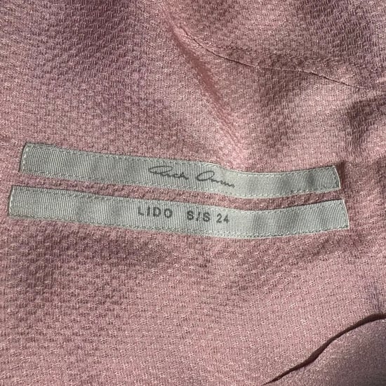 Rick Owens gedrapeerde wafelgebreide wikkelblouse in roze viscose - Image 5
