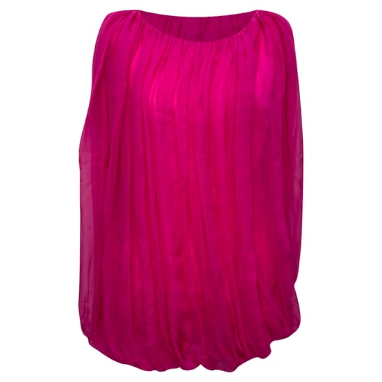Rick Owens blouse met plooien in roze zijde - Image 1