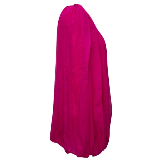 Rick Owens blouse met plooien in roze zijde - Image 2