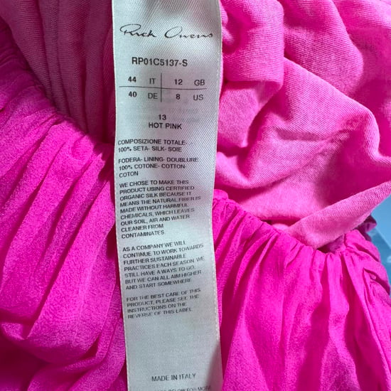 Rick Owens blouse met plooien in roze zijde - Image 5