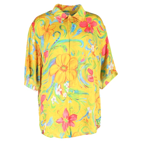 Balenciaga Blommönstrad Skjorta i Flerfärgad Silke - Image 1