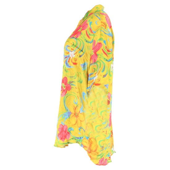 Balenciaga Blommönstrad Skjorta i Flerfärgad Silke - Image 2