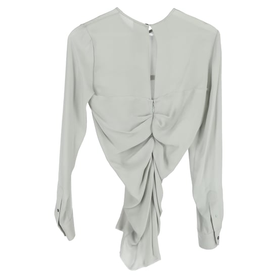 Isabel Marant Ruched Blouse in Pale Green Triacetate - Image 2