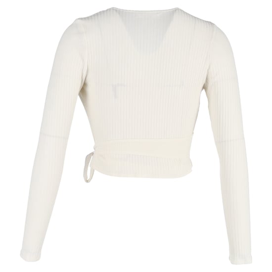 Reformation Jeans Omlotttopp i Krämfärgad Modal - Image 3