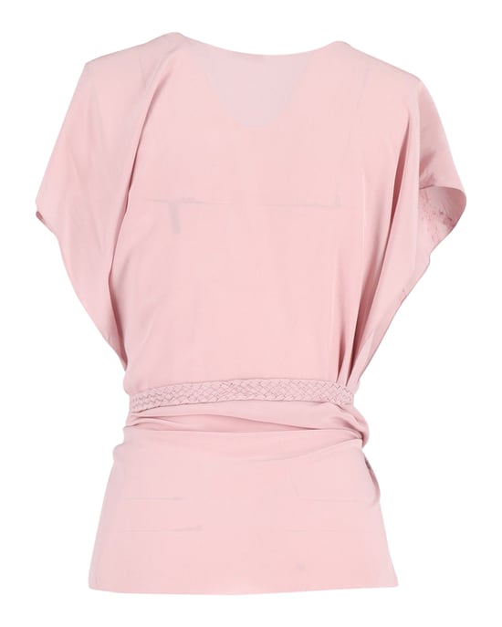 Joseph paljettbesatt topp i rosa siden - Image 3