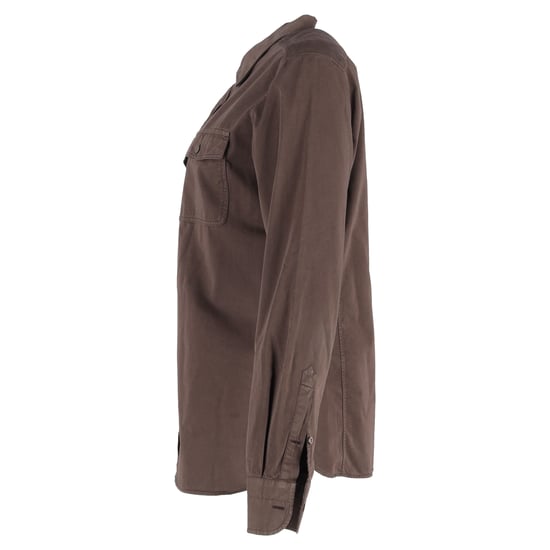 Tom Ford Twill Shirt in Brown Cotton - Image 2