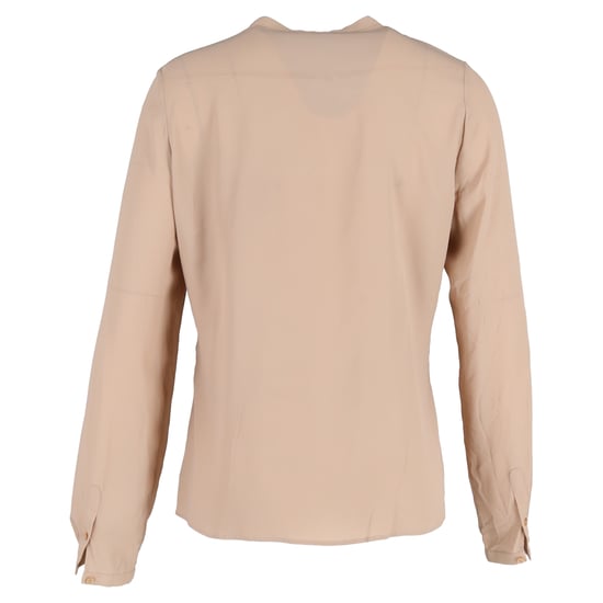 Alexander McQueen Lace Trimmed Blouse in Beige Polyester - Image 3